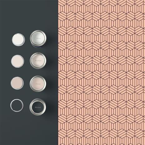 Echo Rose Gold - 105776 Tapetti