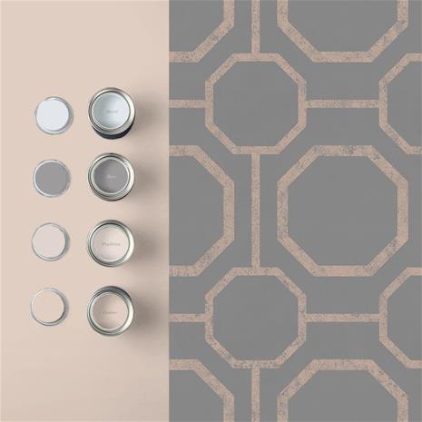 Sashiko Rose Gold - 105773 Tapetti
