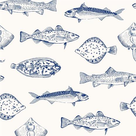 Name The Plaice Coast Blue - 118554 Tapetti