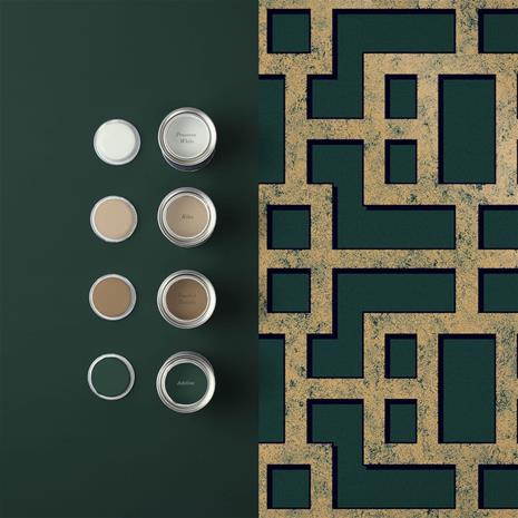 Rendo Green & Copper - 115068 Tapetti