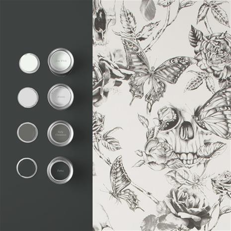 Skull Roses - 104560 Tapetti – kuva 2/3