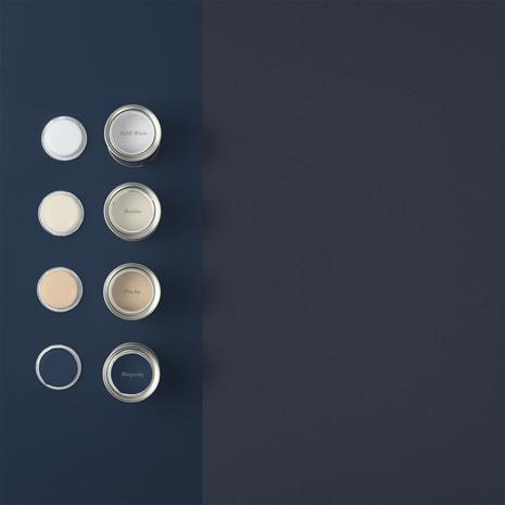 Midnight Navy Plain - 107625 Tapetti – kuva 2/3