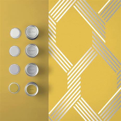 Vector Lemon Silver - 105468 Tapetti