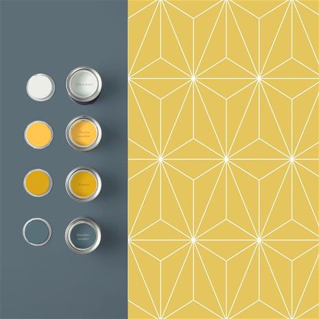 Prism Yellow - 104741 Tapetti