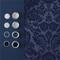 Gothic Damask Flock Cobalt - 104563 Tapetti – kuva 2