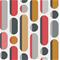 Morse Red/Grey/Mustard - 118719 Tapetti – kuva 2