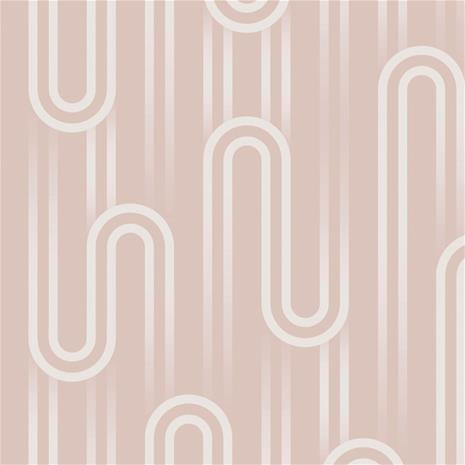 Ups n Downs Peach - 118617 Tapetti