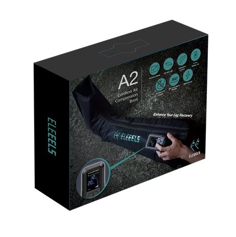 Eleeels A2 Large Cordless Air Compression Boot, lymfahierontalaite säärille – kuva 5/7