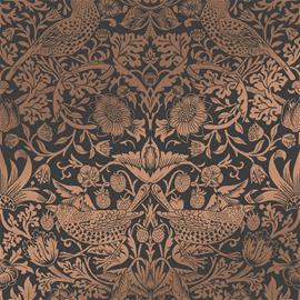Strawberry Thief Fibrous Charcoal - 124236 Tapetti