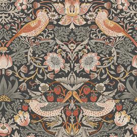 Strawberry Thief Charcoal - 124230 Tapetti