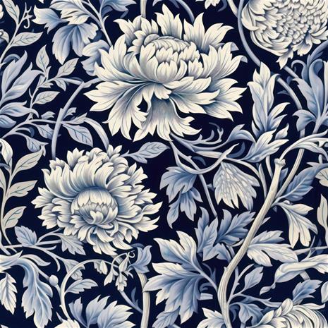Tess Dark Blue - 1019602-01 Tapetti