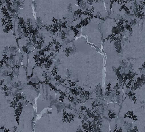 Willow Poem Navy - B00109 Tapetti