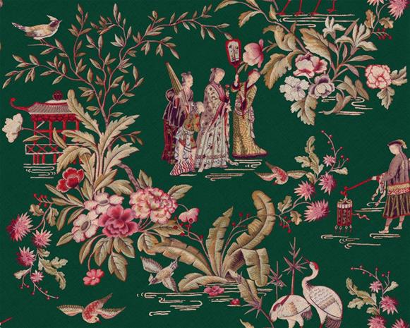 Tang Walk Emerald - B00102 Tapetti