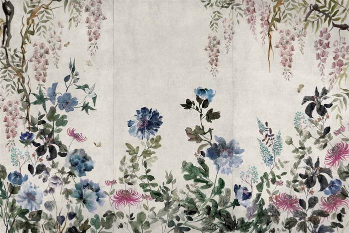 Spring Festival Sapphire - B00154 Tapetti