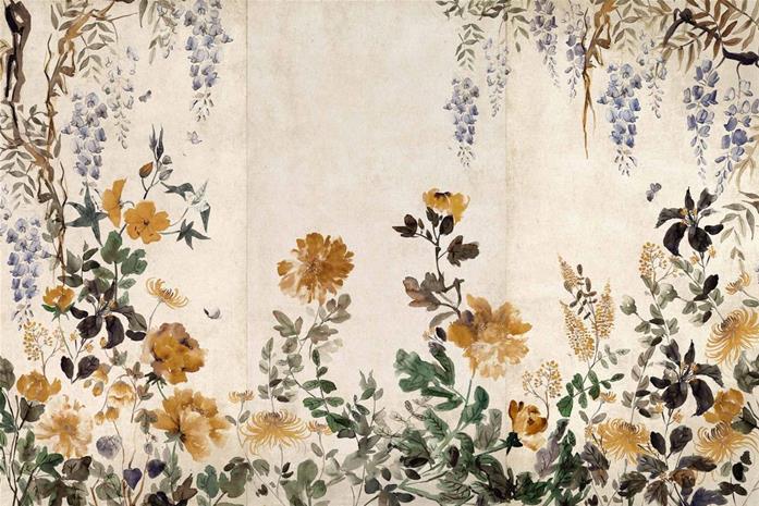 Spring Festival Amber - B00153 Tapetti