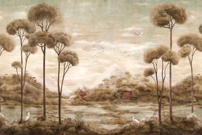 Xi Hu Lake Amber - B00149 Tapetti