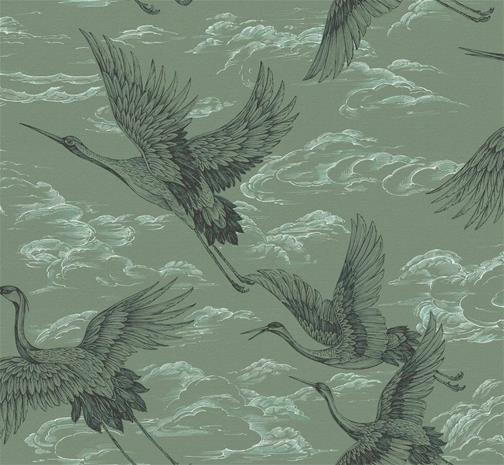 Imperial Ibis Jade - B00137 Tapetti