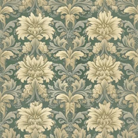 Leonora Dark Green - 1011703-01 Tapetti