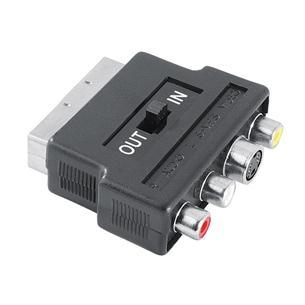 Scart uros - 3x RCA uros, kaapeli – kuva 3/8