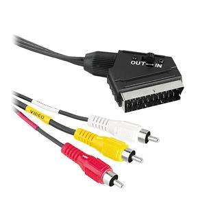 Scart uros - 3x RCA uros, kaapeli – kuva 7/8