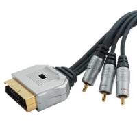 Scart uros - 3x RCA uros, kaapeli – kuva 8/8