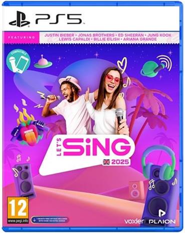 Let's Sing 2025, PS5 -peli