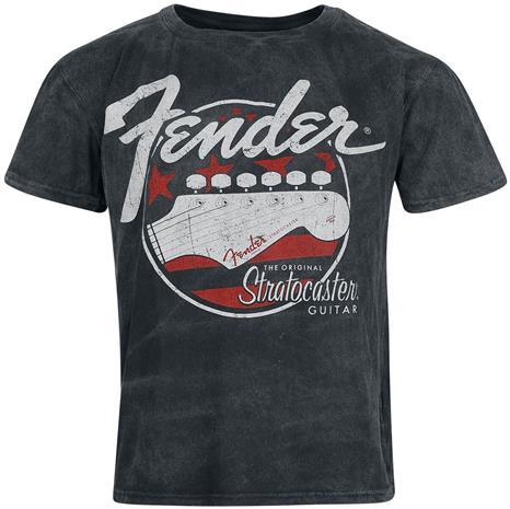 Fender - Stratocaster - T-paita - Miehet - Musta