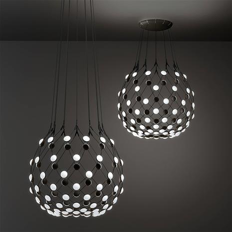 Luceplan Luceplan Mesh riippuvalaisin Ø 80 cm 1 m ripustin