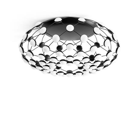 Luceplan Mesh plafondi Musta