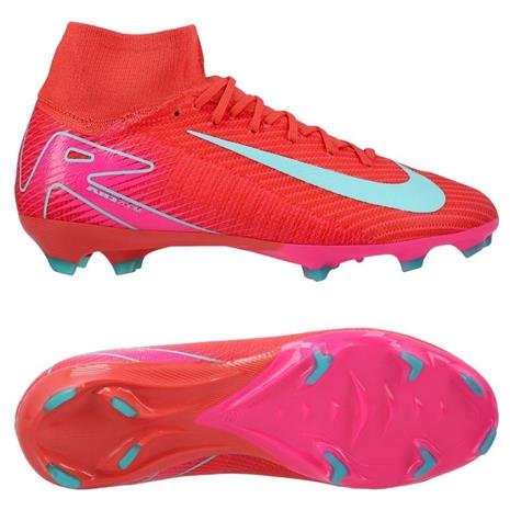 Nike Air Zoom Mercurial Superfly 10 Pro FG Mad Energy - Punainen/Vihreä