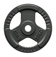 FitNord Valurautainen 50 mm levypaino otekahvoilla 20 kg
