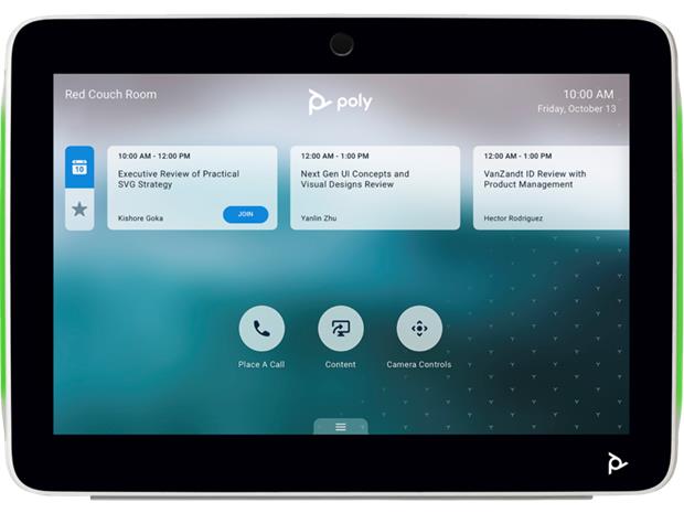 HP Poly TC10 White Touch Controller (93S70AA), ohjauspaneeli