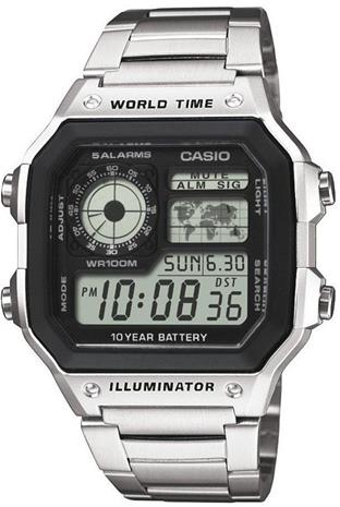 Casio Collection AE-1200WHD-1A, rannekello