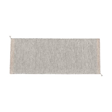 Muuto Ply matto 80 x 200 cm Black-white