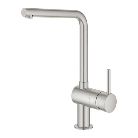 Grohe Minta (31375DC0) Supersteel, keittiöhana kääntyvällä L-juoksuputkella