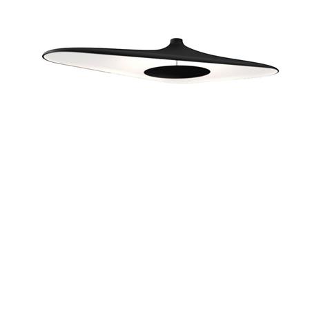 Luceplan Soleil Noir -LED-kattovalaisin musta
