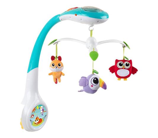 Chicco - Mobile pinnasänkyyn projektori MAGIC FOREST 3xAA