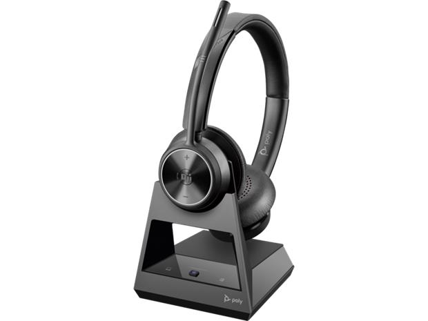 HP Poly Savi 7320 Stereo MS DECT (8Y9B9AA), Bluetooth-kuulokemikrofoni