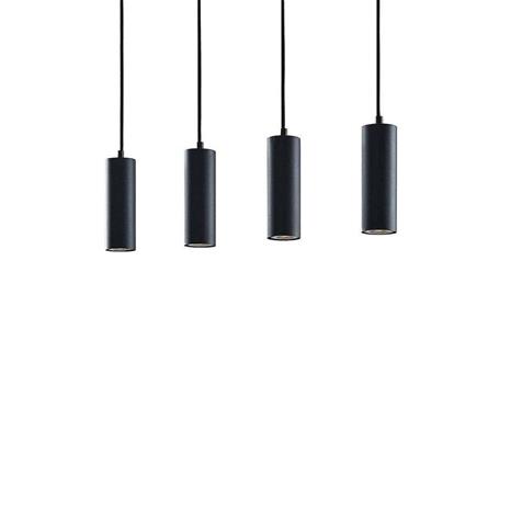 Lindby Joffrey -riippuvalaisin, 4-lamp., musta