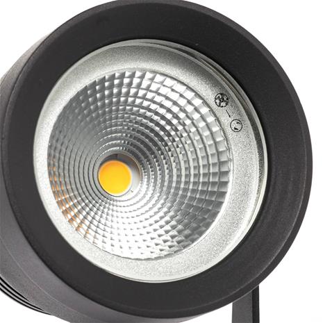 Tummanharmaa LED-ulkokohdevalaisin Irina