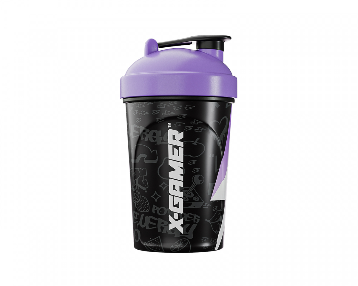 X-Gamer X-Zero Shaker 500ml - Musta &amp; Violetti