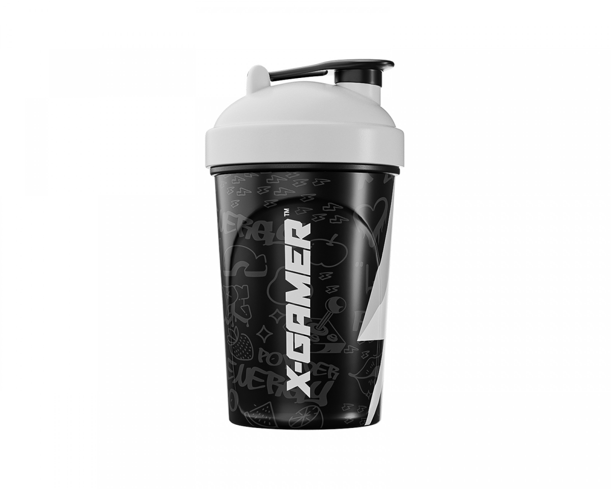 X-Gamer X-Zero Shaker 500ml - Musta &amp; Harmaa