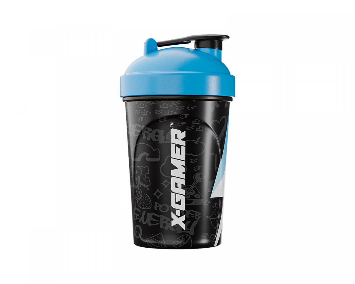 X-Gamer X-Zero Shaker 500ml - Musta &amp; Sininen