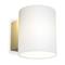 Herstal - Evoke Seinävalaisin IP44 Small Satin Brass/Opaali – kuva 1