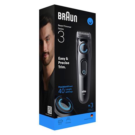 Braun BeardTrimmer Series 3 BT3520, partatrimmeri – kuva 7/8