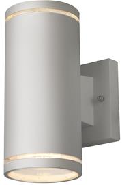 Westal Livali II Ulkoseinävalaisin 185 x 100 mm, GU10 Harmaa/alumiini