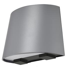 Westal Mini Ulkoseinävalaisin 9,5 W, 625 lm, pistorasioilla Harmaa/alumiini