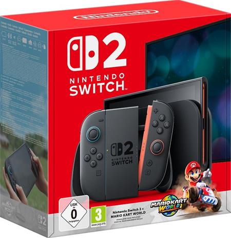 Nintendo Switch 2 Mario Kart World, pelikonsolipaketti