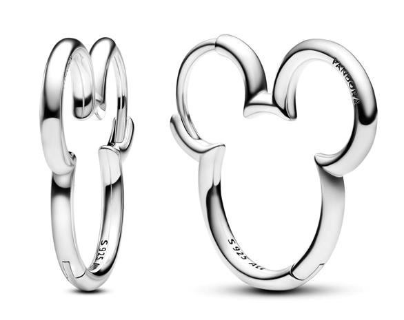 Pandora Disney Mickey Mouse hopeakorvarenkaat 293528C00