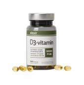 Elexir Pharma D3 Vitamin 25µg 100 kaps, ravintolisä – kuva 3/6